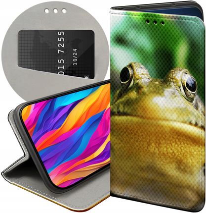 Hello Case Etui Z Klapką Do Motorola Moto G6 Play Żabka Żaba Frog Futerał Case