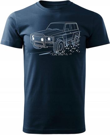Koszulka z samochodem terenowym Nissan Patrol 4x4
