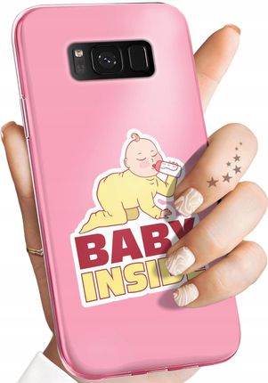 Hello Case Etui Do Samsung Galaxy S8 Ciążowe Pregnant Baby Shower Obudowa Case