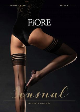 FIORE - FEMME FATALE - Pończochy samonoś r.:3-M