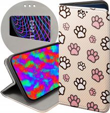 Hello Case Etui Z Klapką Do Iphone 14 Pro Łapki Ślady Łapa Stopa Futerał Case