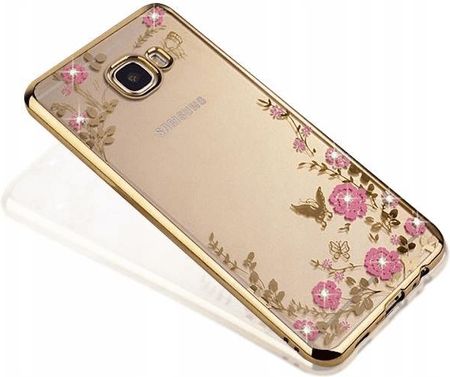 Hurtel Case Etui Obudowa Samsung J5 Transparentny Kwiaty