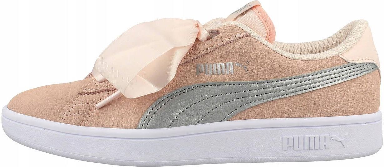 Puma smash v2 ribbon rose best sale