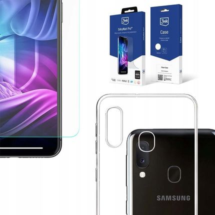 3Mk Folia Matowa Na Ekran Silky I Etui Clear Case Do Samsung Galaxy A20E