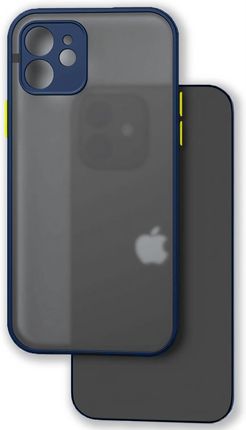 Smarttel Etui Case Obudowa Candy Matte Do Apple Iphone 12 Mini Granatowy