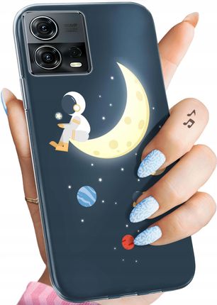 Hello Case Etui Do Motorola Moto S30 Pro 5G Edge 30 Fusion Księżyc Gwiazdy