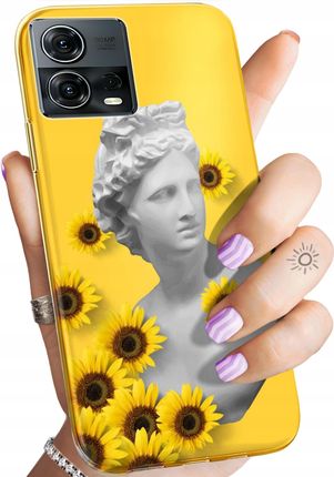 Hello Case Etui Do Motorola Moto S30 Pro 5G Edge 30 Fusion Żółte Słoneczne