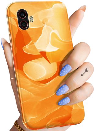Hello Case Etui Do Samsung Galaxy Xcover 6 Pro Pomarańczowe Pomarańcze Orange