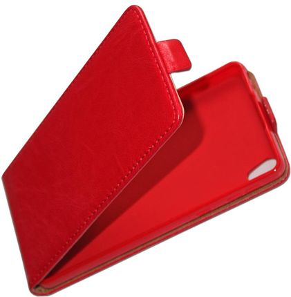 Tf1 Etui Z Klapką Do Sony Xperia E5 Czerwony