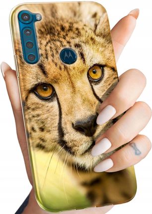 Hello Case Etui Do Motorola One Fusion Plus Gepard Cętki Panterka Obudowa Case