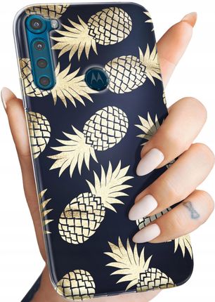 Hello Case Etui Do Motorola One Fusion Plus Ananas Owoce Egzotyczne Obudowa Case