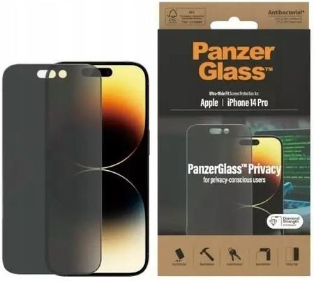 Panzerglass Szkło Hartowane Ultra Wide Fit Privacy Iphone 14 Pro