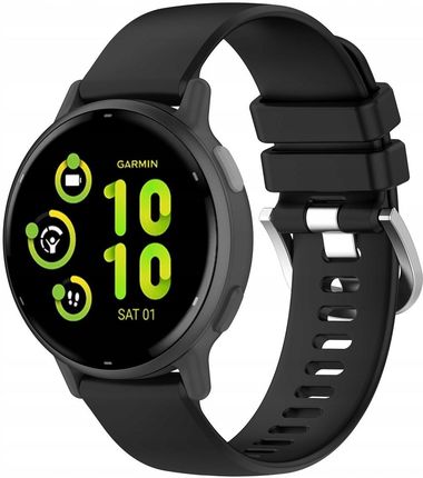 Bizon Pasek Strap Watch Silicone Pro Do Garmin Vivoactive 5 Czarny