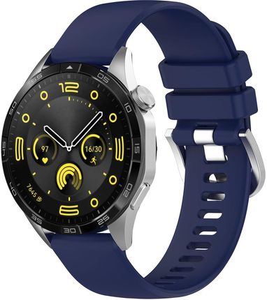 Bizon Pasek Strap Watch Silicone Pro Do Huawei Gt 4 41 Mm Granatowy