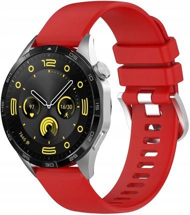 Bizon Pasek Strap Watch Silicone Pro Do Huawei Gt 4 41 Mm Czerwony