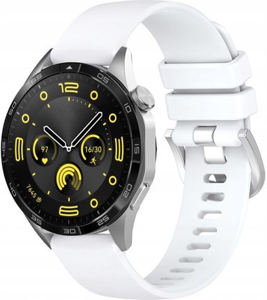 Bizon Pasek Strap Watch Silicone Pro Do Huawei Gt 4 41 Mm Biały