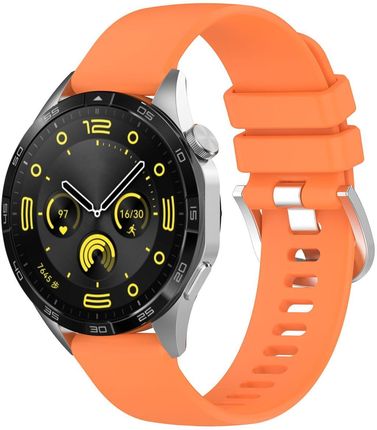 Bizon Pasek Strap Watch Silicone Pro Do Huawei Gt 4 46 Mm Pomarańczowy