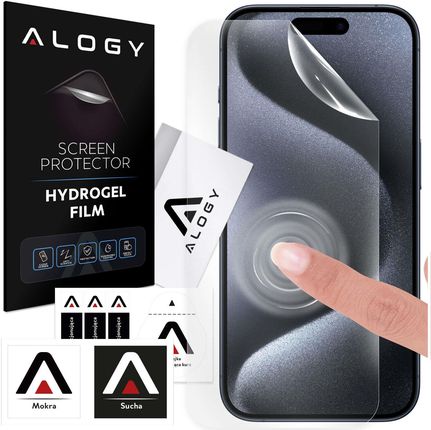 Alogy Folia Hydrożelowa Do Iphone 15 Pro Ochronna Na Telefon Ekran Hydrogel Film