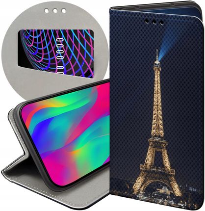 Hello Case Etui Z Klapką Do Honor 90 Lite 5G Paryż Francja Eiffel Futerał Case
