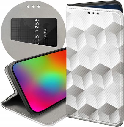 Hello Case Etui Z Klapką Do Samsung Galaxy S21 3D Geometryczne Iluzja Futerał