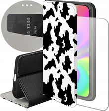 Hello Case Etui Z Klapką Do Iphone 15 Plus Krowa Łaty Plamki Futerał Pokrowiec