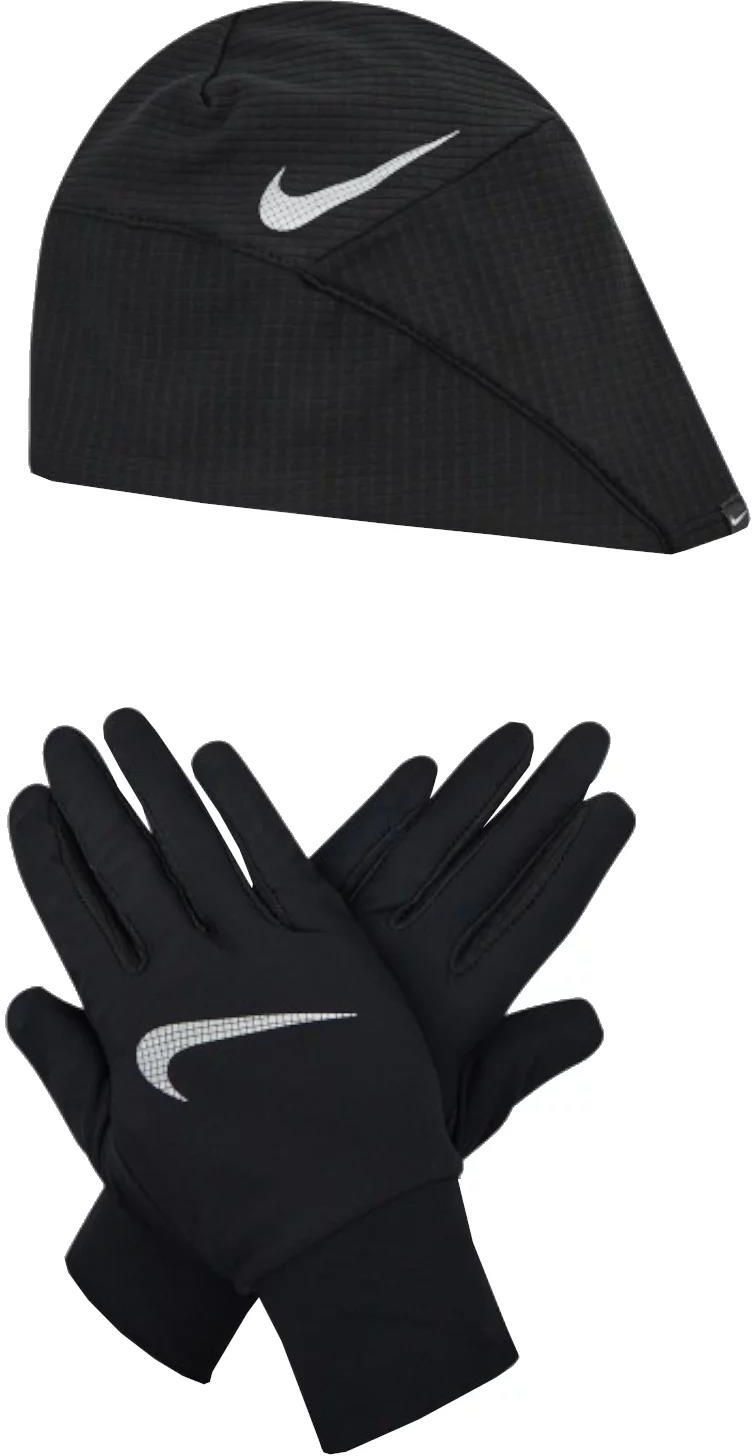 Nike Wmns Essential Running HatGlove Set N1000595082 Kolor Czarne Ceny i opinie Ceneo.pl