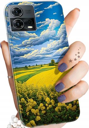 Hello Case Etui Do Motorola Moto S30 Pro 5G Edge 30 Fusion Chmury Niebo Błękit