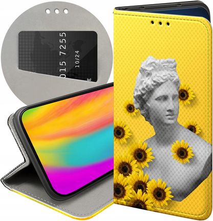 Hello Case Etui Z Klapką Do Iphone 5 5S Se Żółte Słoneczne Yellow Futerał