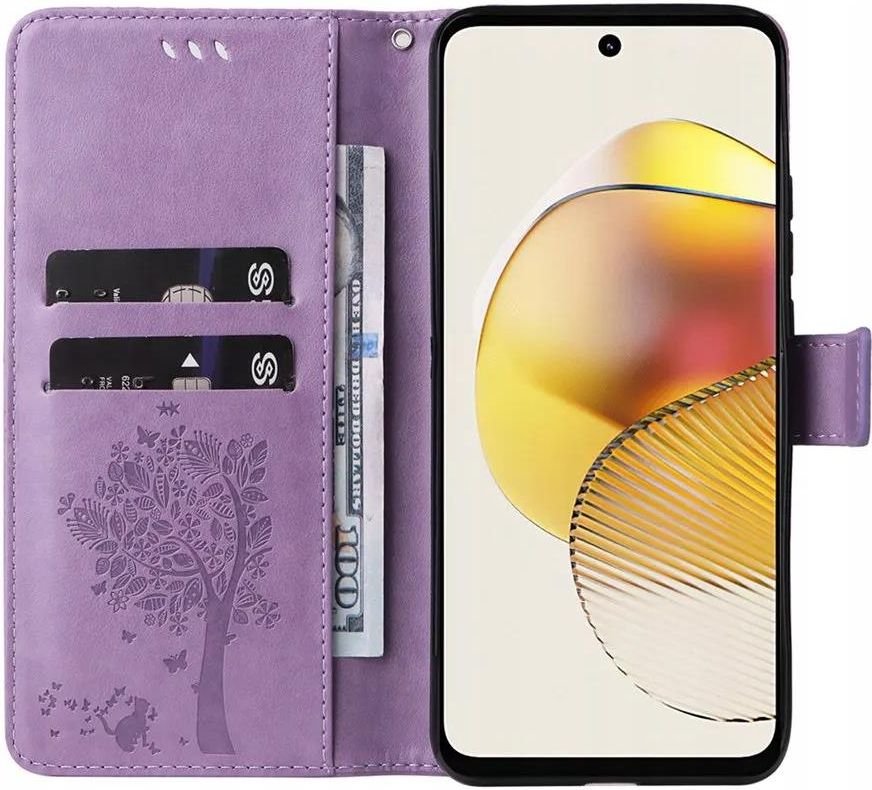 RanTuo Cover per Motorola Moto G Power (2021) Etui Custodia, con Slot per Schede, Staffa Incorporata, Custodia Flip Cover in Pelle PU per Motorola Moto G Power (2021).(Giallo