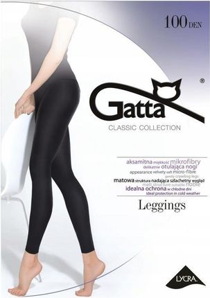 GATTA LEGGINGS Microfibra 100 DEN wz.00/3-M/Nero