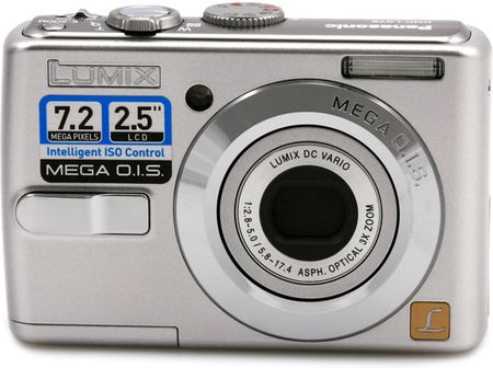 【動作品】Panasonic パナソニック LUMIX DMC-LS75 Panasonic Lumix DMC-LS75 7.2MP Silver Digital Camera With