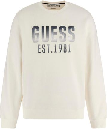 Męska Bluza Guess Beau CN Sweatshirt M4Rq08Kbk32-G018 – Biały