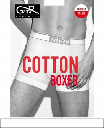 GATTA Cotton Boxer Majtki M / White