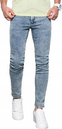 Spodnie męskie jeansowe Skinny Fit j. ni P1062 L