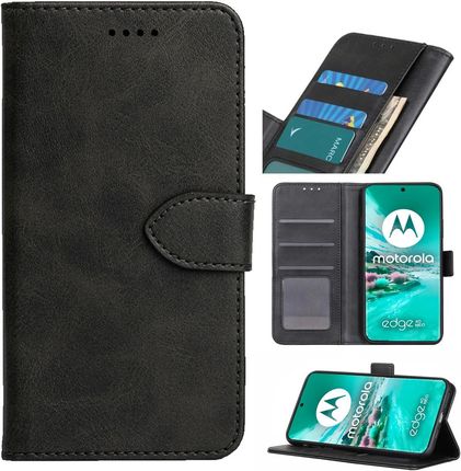 Supero Etui Z Klapką Wallet Case Ii Motorola Moto Edge 40 Neo Czarne