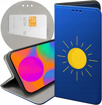 Hello Case Etui Z Klapką Do Huawei Honor X7A Słońce Planety Sun Futerał Case