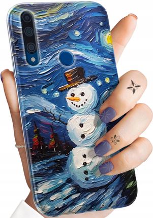 Hello Case Etui Do Huawei Honor 9X Bałwan Zima Śnieg