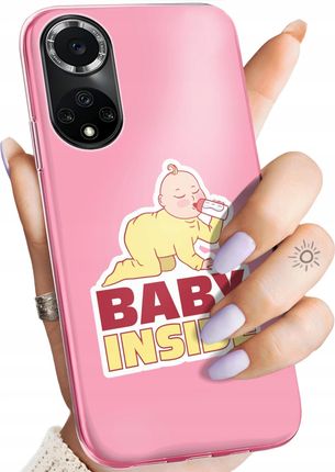 Hello Case Etui Do Huawei Nova 9 Honor 50 Ciążowe Pregnant Baby Shower Obudowa