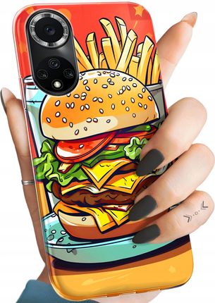Hello Case Etui Do Huawei Nova 9 Honor 50 Hamburger Burgery Fastfood Jedzenie
