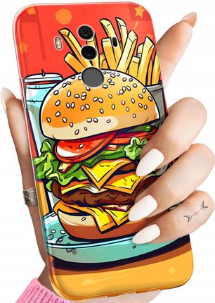 Hello Case Etui Do Huawei Mate 10 Pro Hamburger Burgery Fastfood Jedzenie Case