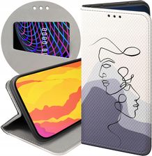 Hello Case Etui Z Klapką Do Iphone 14 Pro Continuous Lineart Kreska Linie Case