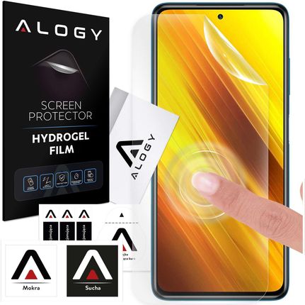 Alogy Folia Hydrożelowa Do Xiaomi Poco X3 Nfc Pro Redmi Note 9S 9 Ochronna Na Telefon Ekran Hydrogel Film