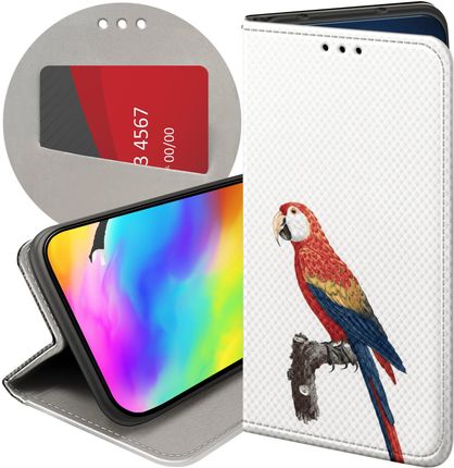 Hello Case Etui Z Klapką Do Xiaomi Mi A2 Lite Ptaki Ptak Papuga Koliber Futerał