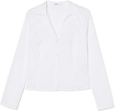 Cropp - Biała koszula z długim rękawem - Biały - zdjęcie 1