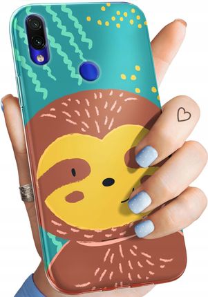 Hello Case Etui Do Xiaomi Redmi Note 7 7 Pro Leniwiec Śmieszne Obudowa Case