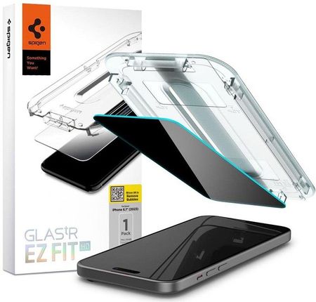 Spigen Glas Tr Ez Fit Privacy Szkło Hartowane Z Filtrem Prywatyzującym Do Iphone 15 Pro