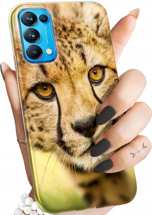 Hello Case Etui Do Oppo Reno 5 Pro 5G Gepard Cętki Panterka Obudowa Pokrowiec