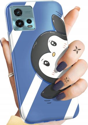 Hello Case Etui Do Motorola Moto G72 Pingwinek Pingwin Happy Feet Obudowa Case