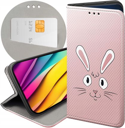 Hello Case Etui Z Klapką Do Xiaomi Redmi 9A Królik Zając Bunny Futerał Pokrowiec