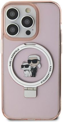 Karl Lagerfeld Klhmn61Hmrskcp Iphone 11 Xr 6 1" Różowy Pink Hardcase Ring Stand Karlchoupettte Magsafe